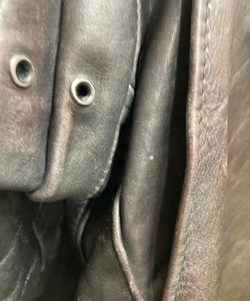 Schott（ショット）Schott (ショット) シングルライダースジャケット　641 ブラウン サイズ:SIZE 38の古着・服飾アイテム