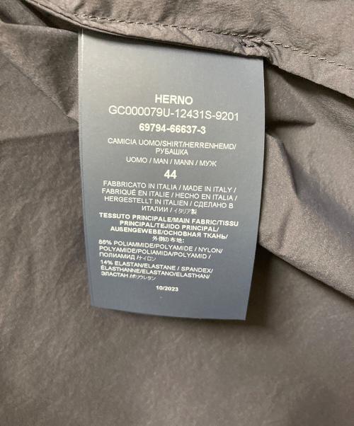 HERNO（ヘルノ）HERNO (ヘルノ) 半袖シャツ ネイビー サイズ:サイズ 44の古着・服飾アイテム