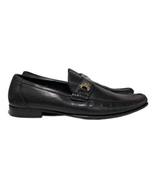 DOLCE & GABBANA（ドルチェ＆ガッバーナ）DOLCE & GABBANA (ドルチェ＆ガッバーナ) ビットローファー ブラック サイズ:SIZE 7 1/2（約26.5cm相当）の古着・服飾アイテム