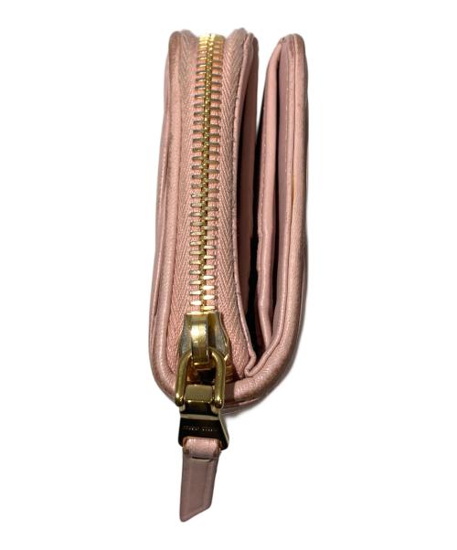 MIU MIU（ミュウミュウ）MIU MIU (ミュウミュウ) 2つ折り財布　5ML522 ピンクの古着・服飾アイテム