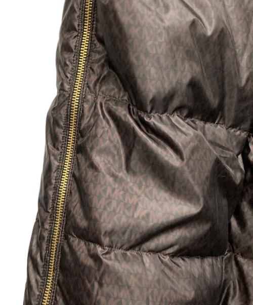 MICHAEL KORS（マイケルコース）MICHAEL KORS (マイケルコース) リバーシブルダウンコート ブラック×ブラウン サイズ:サイズ M 未使用品の古着・服飾アイテム
