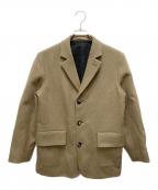 Harris Tweed×MARGARET HOWELLハリスツイード×マーガレットハウエル）の古着「ウールテーラードジャケット」｜ベージュ