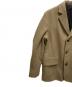 中古・古着 Harris Tweed (ハリスツイード) MARGARET HOWELL (マーガレットハウエル) ウールテーラードジャケット ベージュ サイズ:SIZE S：15000円