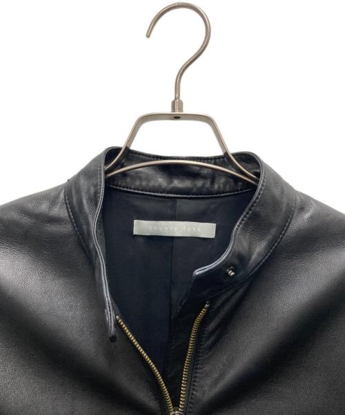 theory luxe（セオリーリュクス）theory luxe (セオリーリュクス) ラムレザージャケット ブラック サイズ:SIZE 38の古着・服飾アイテム