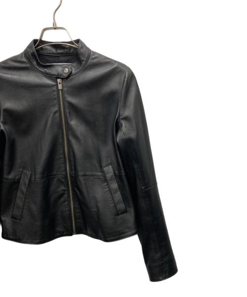 theory luxe（セオリーリュクス）theory luxe (セオリーリュクス) ラムレザージャケット ブラック サイズ:SIZE 38の古着・服飾アイテム