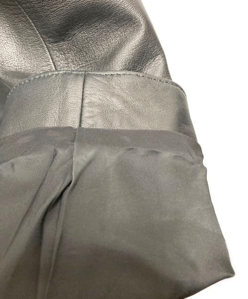 theory luxe（セオリーリュクス）theory luxe (セオリーリュクス) ラムレザージャケット ブラック サイズ:SIZE 38の古着・服飾アイテム