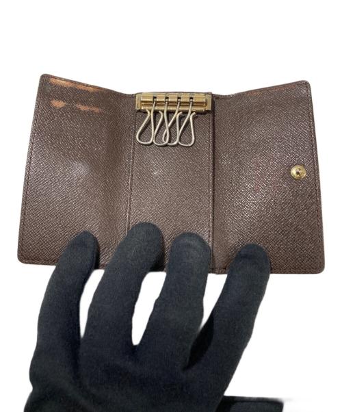 LOUIS VUITTON（ルイ ヴィトン）LOUIS VUITTON (ルイ ヴィトン) キーケース　ダミエ　キーケース ミュルティクレ4 ブラウンの古着・服飾アイテム