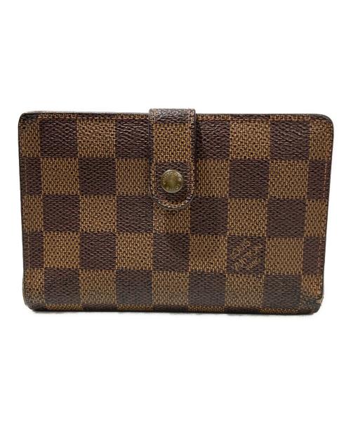LOUIS VUITTON（ルイ ヴィトン）LOUIS VUITTON (ルイ ヴィトン) 2つ折り財布　ダミエ　　ポルトフォイユ・ヴィエノワ ブラウンの古着・服飾アイテム