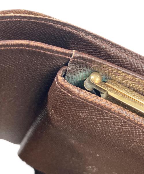 LOUIS VUITTON（ルイ ヴィトン）LOUIS VUITTON (ルイ ヴィトン) 2つ折り財布　ダミエ　　ポルトフォイユ・ヴィエノワ ブラウンの古着・服飾アイテム