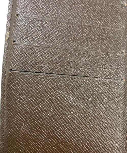 LOUIS VUITTON（ルイ ヴィトン）LOUIS VUITTON (ルイ ヴィトン) 2つ折り財布　ダミエ　　ポルトフォイユ・ヴィエノワ ブラウンの古着・服飾アイテム