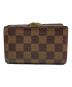 LOUIS VUITTON (ルイ ヴィトン) 2つ折り財布　ダミエ　　ポルトフォイユ・ヴィエノワ ブラウン：8000円