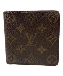 LOUIS VUITTON（ルイ ヴィトン）の古着「2つ折り財布　モノグラム　ポルトフォイユ・マルコ」｜ブラウン