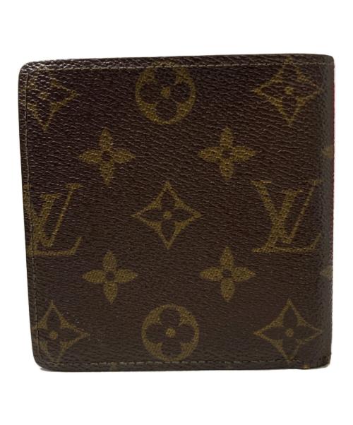 LOUIS VUITTON（ルイ ヴィトン）LOUIS VUITTON (ルイ ヴィトン) 2つ折り財布　モノグラム　ポルトフォイユ・マルコ ブラウンの古着・服飾アイテム