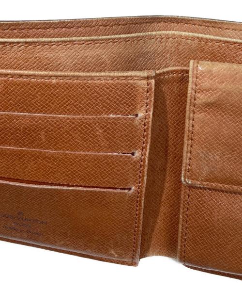 LOUIS VUITTON（ルイ ヴィトン）LOUIS VUITTON (ルイ ヴィトン) 2つ折り財布　モノグラム　ポルトフォイユ・マルコ ブラウンの古着・服飾アイテム