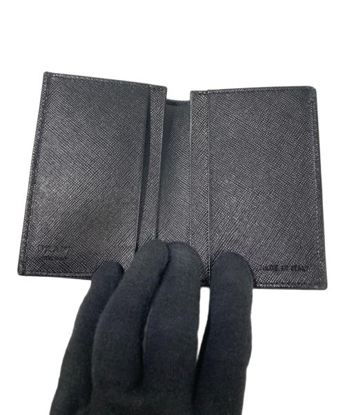 PRADA（プラダ）PRADA (プラダ) カードケース　	SAFFIANO ブラックの古着・服飾アイテム