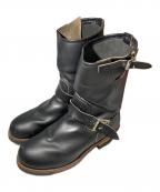 RED WINGレッドウィング）の古着「エンジニアブーツ」｜ブラック