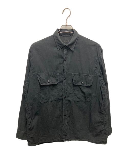 COMOLI（コモリ）COMOLI (コモリ) ベタシャンCPOシャツ ブラック サイズ:サイズ Ｓの古着・服飾アイテム