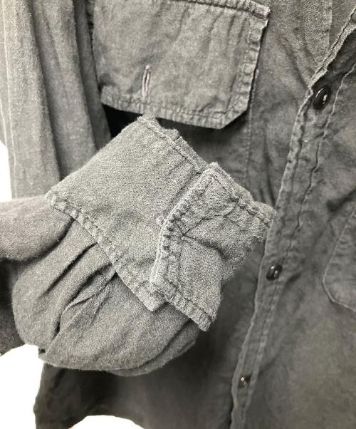 COMOLI（コモリ）COMOLI (コモリ) ベタシャンCPOシャツ ブラック サイズ:サイズ Ｓの古着・服飾アイテム