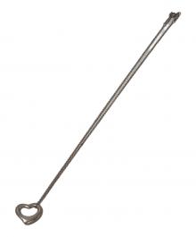 TIFFANY & Co.（ティファニー）の古着「オープンハートネックレス　SILVER925」