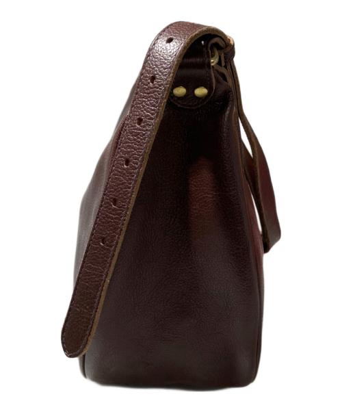 IL BISONTE（イル ビゾンテ）IL BISONTE (イル ビゾンテ) レザーショルダーバッグ ブラウンの古着・服飾アイテム