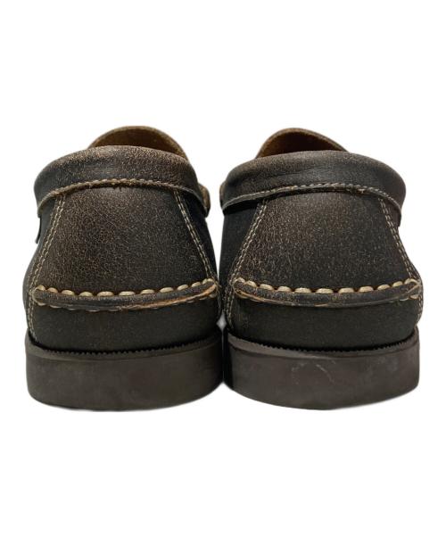 PARABOOT（パラブーツ）PARABOOT (パラブーツ) コインローファー ブラウン サイズ:SIZE 6 1/2（ 約25.0cm相当）の古着・服飾アイテム
