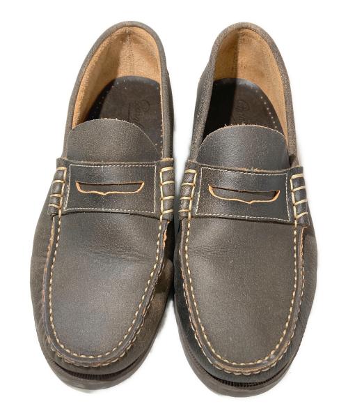 PARABOOT（パラブーツ）PARABOOT (パラブーツ) コインローファー ブラウン サイズ:SIZE 6 1/2（ 約25.0cm相当）の古着・服飾アイテム