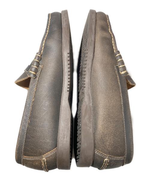 PARABOOT（パラブーツ）PARABOOT (パラブーツ) コインローファー ブラウン サイズ:SIZE 6 1/2（ 約25.0cm相当）の古着・服飾アイテム