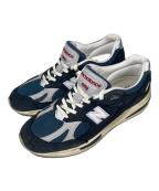 NEW BALANCEニューバランス）の古着「スニーカー　U991VN2」｜ネイビー