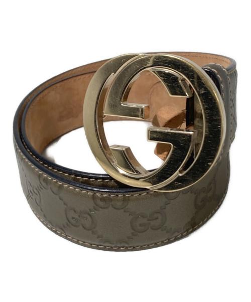 GUCCI（グッチ）GUCCI (グッチ) ベルト ブラウンの古着・服飾アイテム