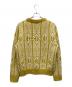 Dior (ディオール) 厚手ニット ホワイト×イエロー サイズ:SIZE XL：27000円