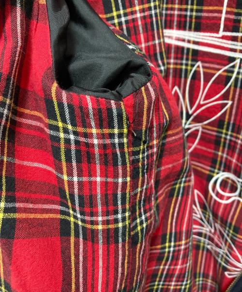 FRED PERRY（フレッドペリー）FRED PERRY (フレッドペリー) ART COMES FIRST (アートカムズファースト) MA-1ジャケット ネイビー サイズ:SIZE 38（M～L相当）の古着・服飾アイテム