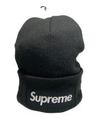 SUPREME×New Eraシュプリーム×ニューエラ）の古着「ボックスロゴニット帽」｜ブラック
