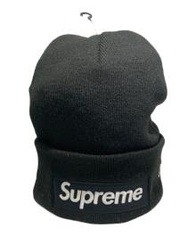 SUPREME×New Era（シュプリーム×ニューエラ）の古着「ボックスロゴニット帽」｜ブラック