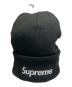 SUPREME（シュプリーム）の古着「ボックスロゴニット帽」｜ブラック