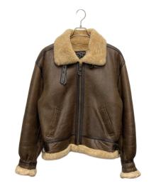 NO BRAND（ノーブランド）の古着「B-3ムートンジャケット」｜ブラウン