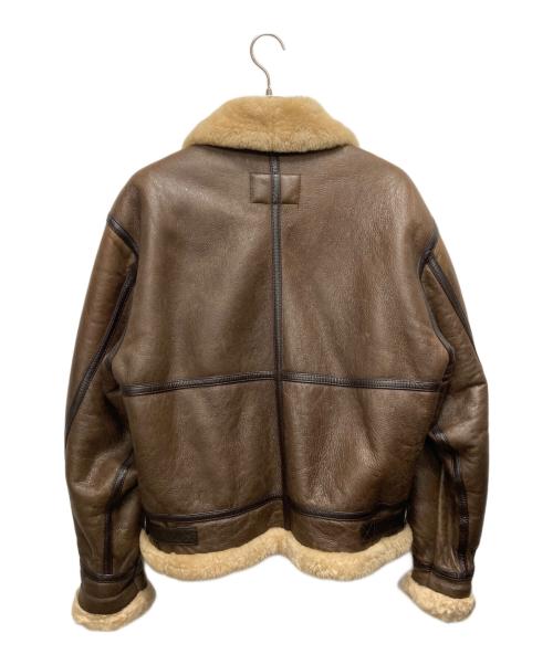 NO BRAND（ノーブランド）NO BRAND (ノーブランド) B-3ムートンジャケット ブラウン サイズ:SIZE Lの古着・服飾アイテム