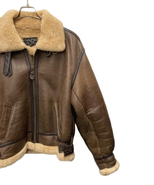 NO BRAND（ノーブランド）NO BRAND (ノーブランド) B-3ムートンジャケット ブラウン サイズ:SIZE Lの古着・服飾アイテム