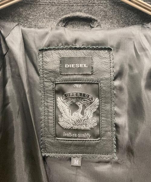 DIESEL（ディーゼル）DIESEL (ディーゼル) スタジャン　OUR SUPERIOR ブラック サイズ:SIZE Mの古着・服飾アイテム
