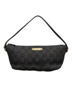 GUCCIグッチ）の古着「アクセサリーポーチ　GGキャンバス」｜ネイビー