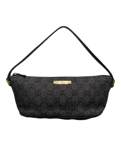 GUCCI（グッチ）GUCCI (グッチ) アクセサリーポーチ　GGキャンバス ネイビーの古着・服飾アイテム
