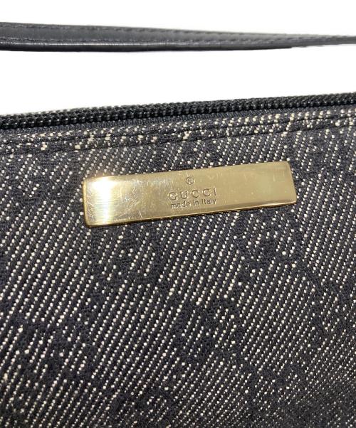 GUCCI（グッチ）GUCCI (グッチ) アクセサリーポーチ　GGキャンバス ネイビーの古着・服飾アイテム