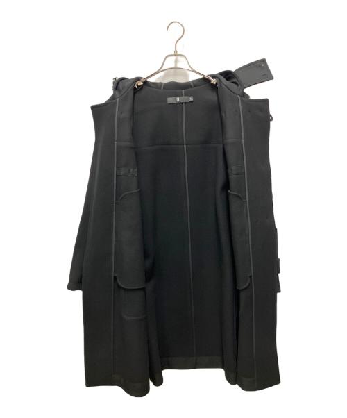 UNIQLO+J（ユニクロ プラスジェイ）UNIQLO+J (ユニクロ プラスジェイ) ダッフルコート ブラック サイズ:SIZE Mの古着・服飾アイテム