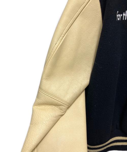 VAN JAC（ヴァン・ヂャケット）VAN JAC (ヴァン・ヂャケット) スタジャン ブラック×アイボリー サイズ:SIZE Mの古着・服飾アイテム