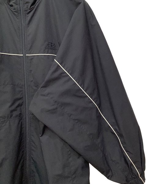 BALENCIAGA（バレンシアガ）BALENCIAGA (バレンシアガ) ワンポイントジップアップジャケット ブラック サイズ:46の古着・服飾アイテム