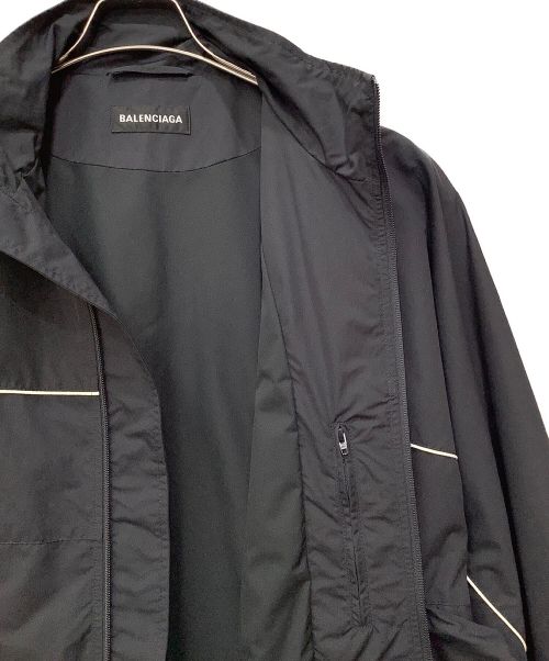 BALENCIAGA（バレンシアガ）BALENCIAGA (バレンシアガ) ワンポイントジップアップジャケット ブラック サイズ:46の古着・服飾アイテム