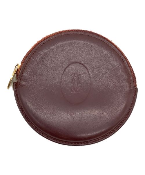 Cartier（カルティエ）Cartier (カルティエ) コインケース ボルドーの古着・服飾アイテム