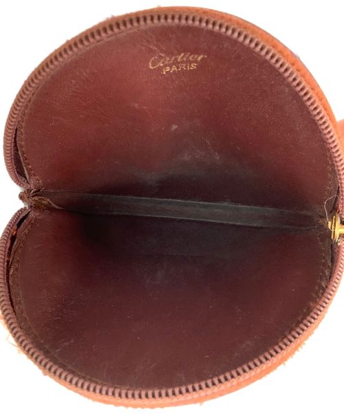 Cartier（カルティエ）Cartier (カルティエ) コインケース ボルドーの古着・服飾アイテム