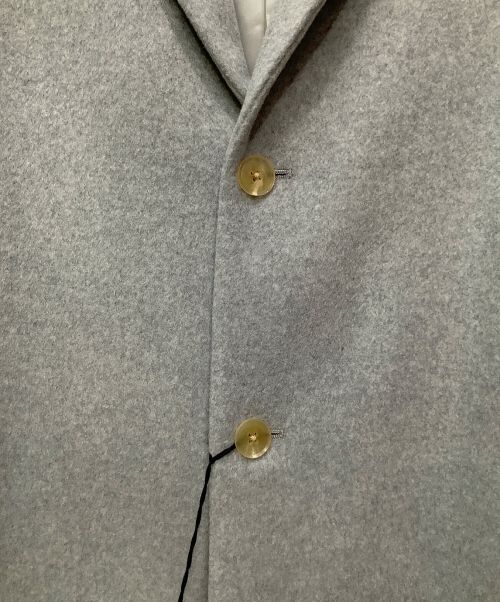 08sircus（ゼロエイトサーカス）08sircus (ゼロエイトサーカス) ウールチェスターコート グレー サイズ:1 未使用品の古着・服飾アイテム