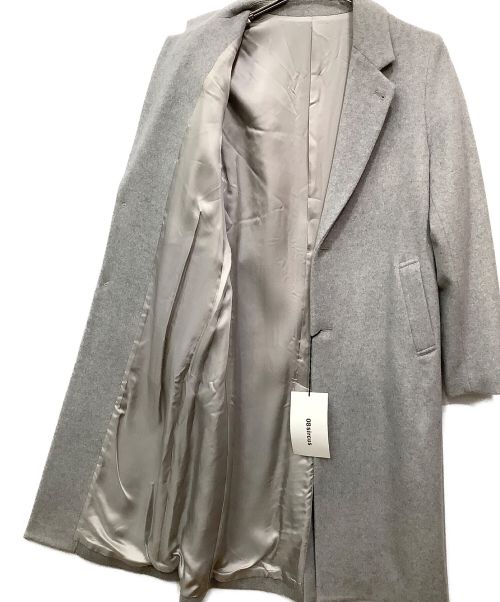 08sircus（ゼロエイトサーカス）08sircus (ゼロエイトサーカス) ウールチェスターコート グレー サイズ:1 未使用品の古着・服飾アイテム