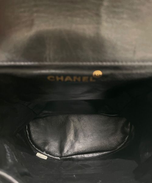 CHANEL（シャネル）CHANEL (シャネル) マトラッセチェーンショルダーリュック ブラックの古着・服飾アイテム